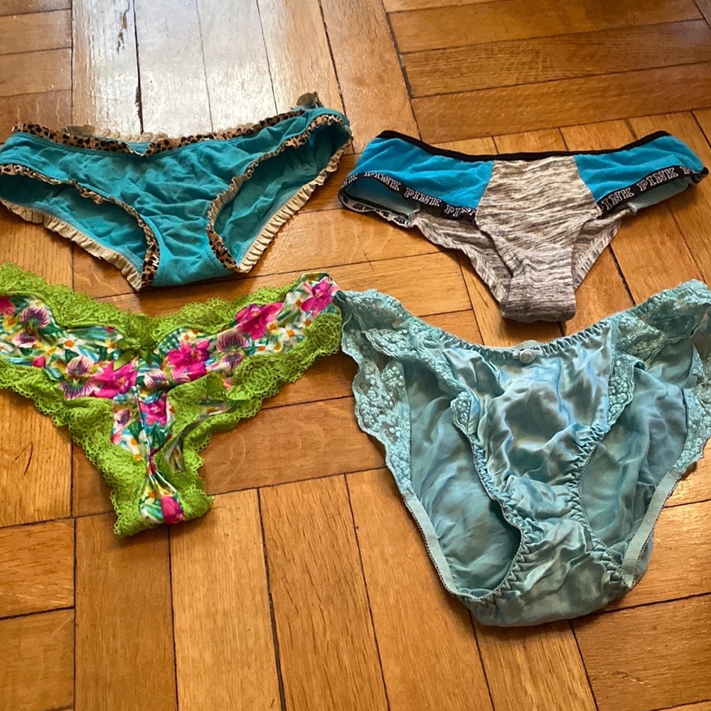 New- 4 pairs of Victoria’s Secret panties! Gorgeous!